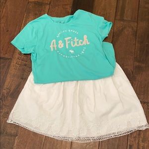 Abercrombie Kids skirt and tee set